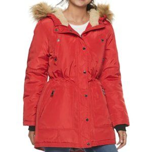 NWT Steve Madden Anorak Fur Hood Waterproof Coat